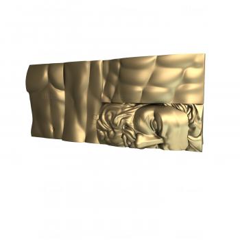 3D model Collage of torso pieces (STL)